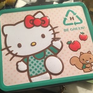 Hello kitty recycling vegan lunch box